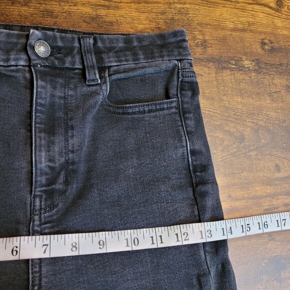American Eagle Jeans 4 S Jegging Curvy Next Level Stretch Highest Rise Black - Picture 8 of 12